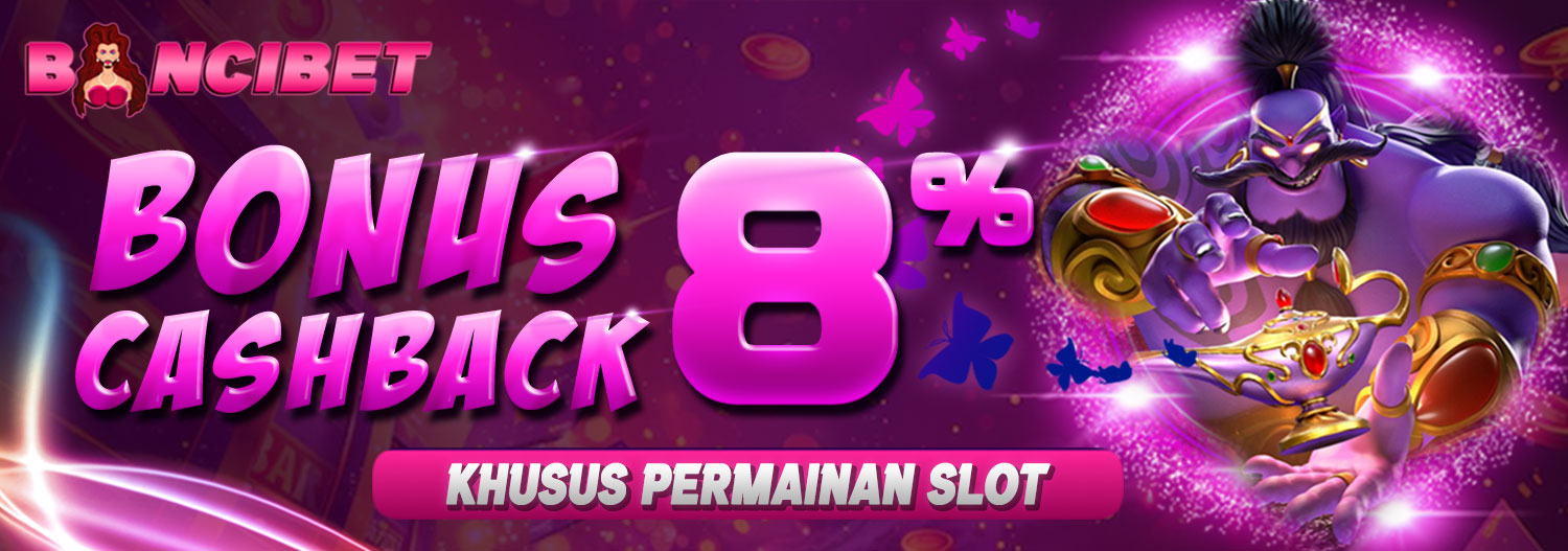 bonus cashback slot 8%